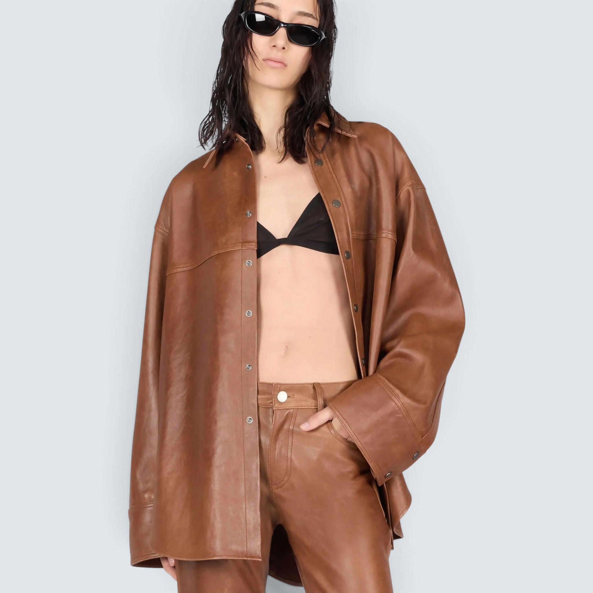 Lederjacke VICTORIA L Silky