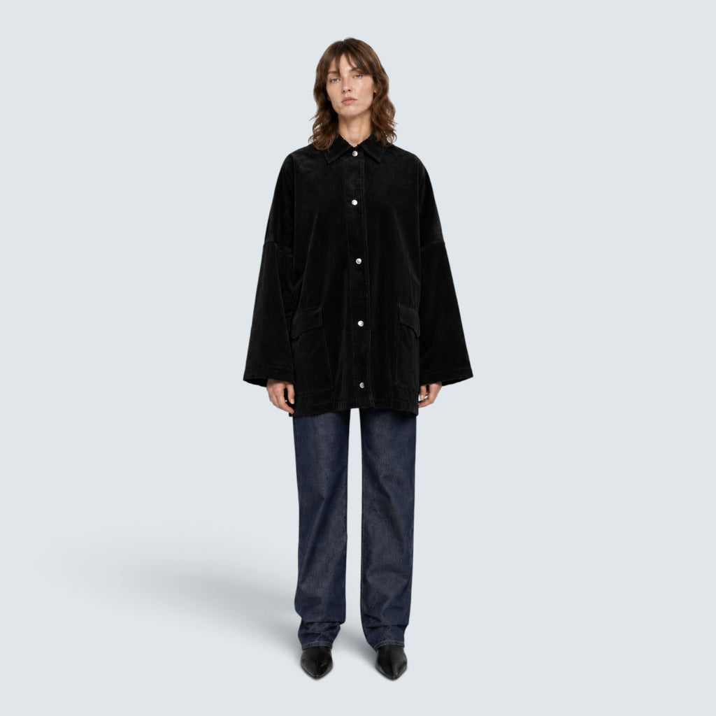 Cord overshirt jacket