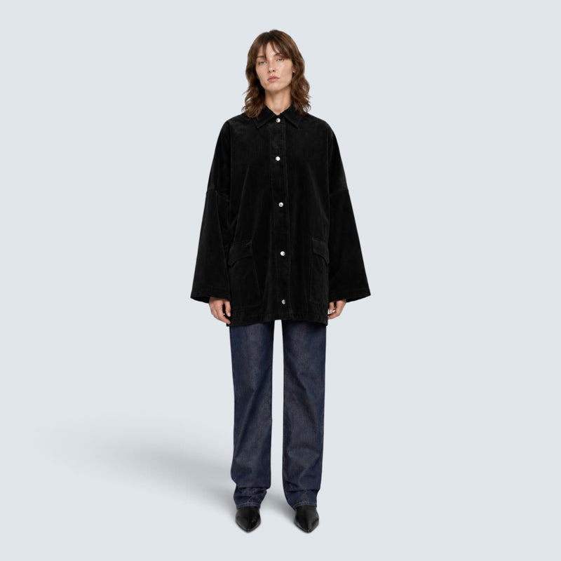Cord overshirt jacket