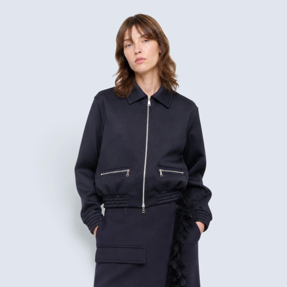 Jacke mit Kragen