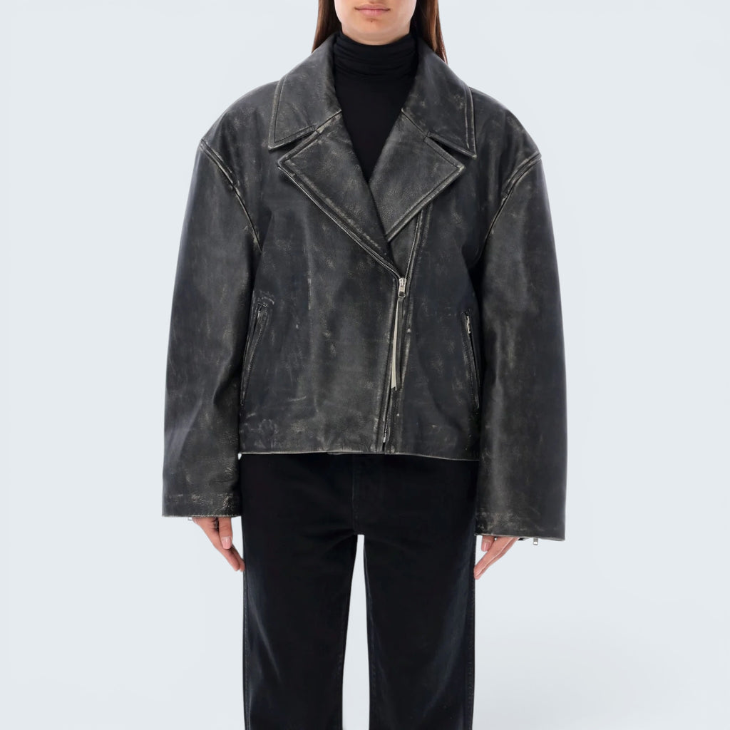 Lederjacke