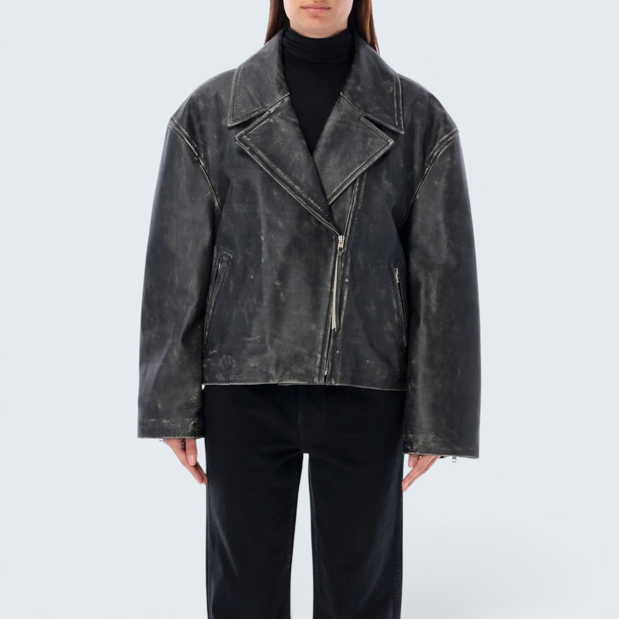 Lederjacke