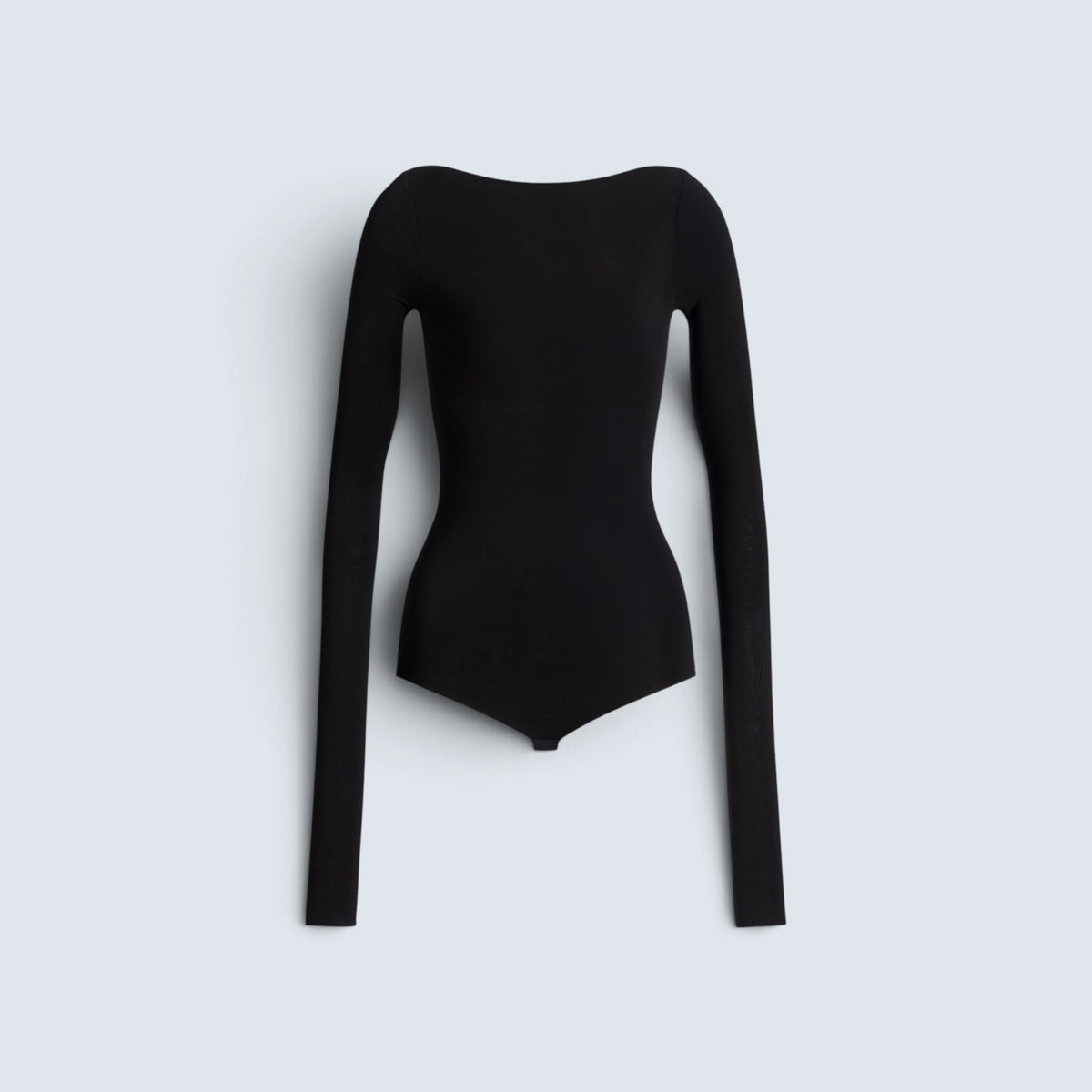Alberta Ferretti Body langarm in Schwarz-cognac, Ansicht 3