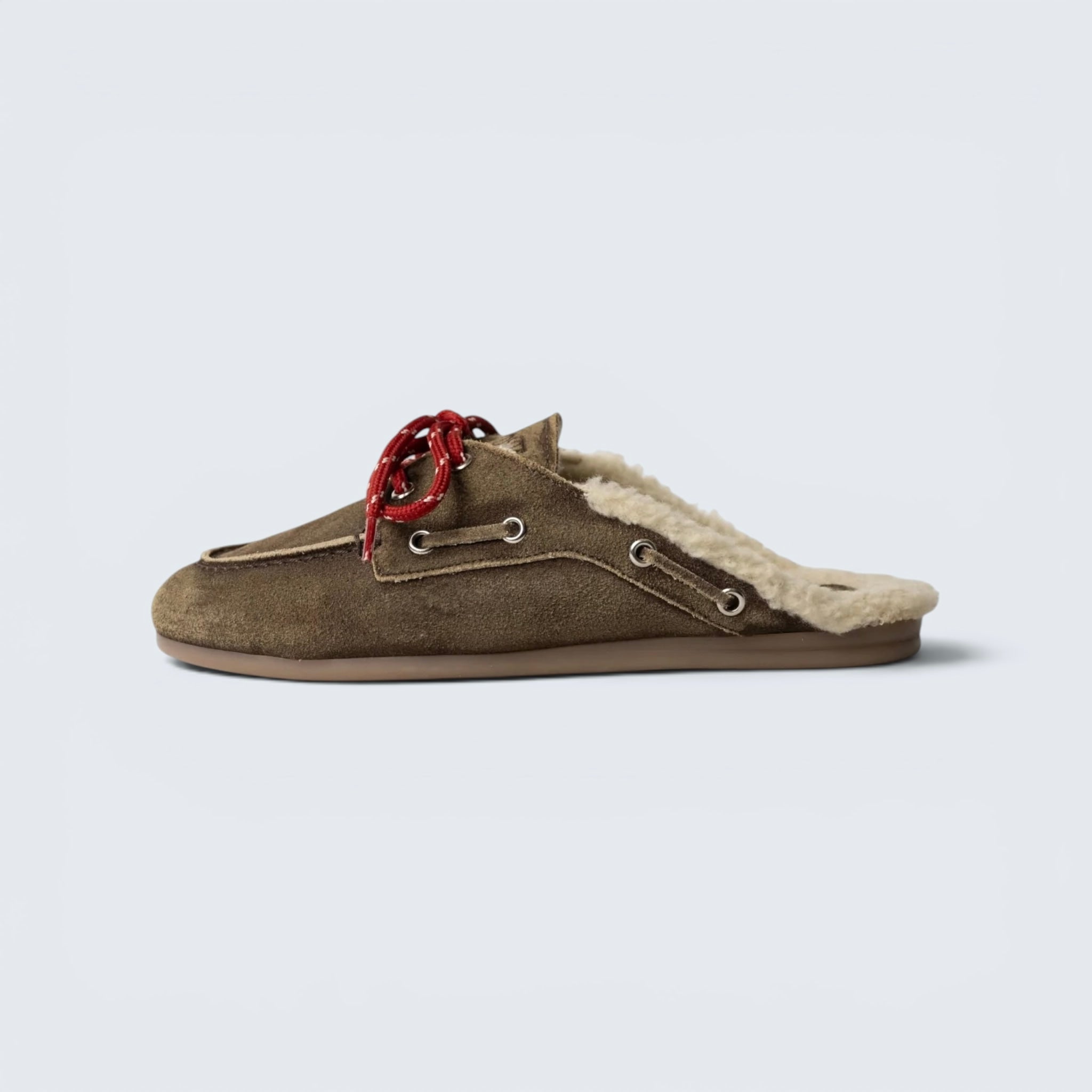 Bootssschuh Mule Fur