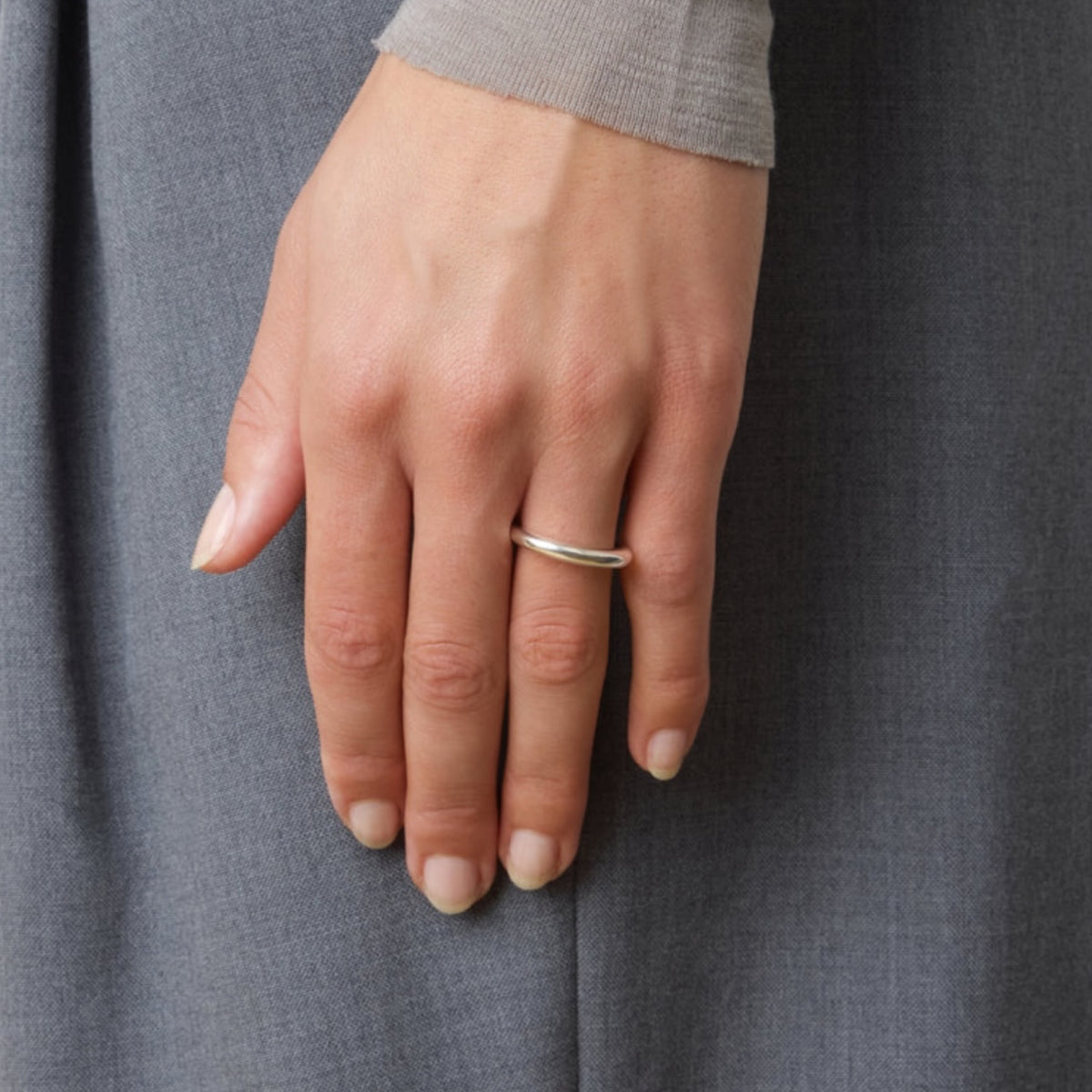 LIÉ STUDIO Ring Nanna in Silber, Ansicht 2