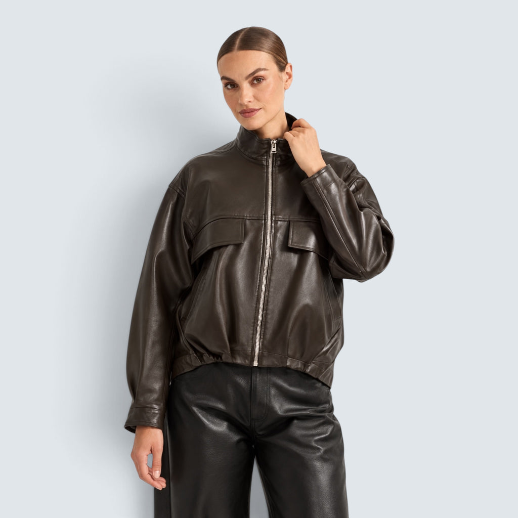 Lederjacke KEMI WAXY