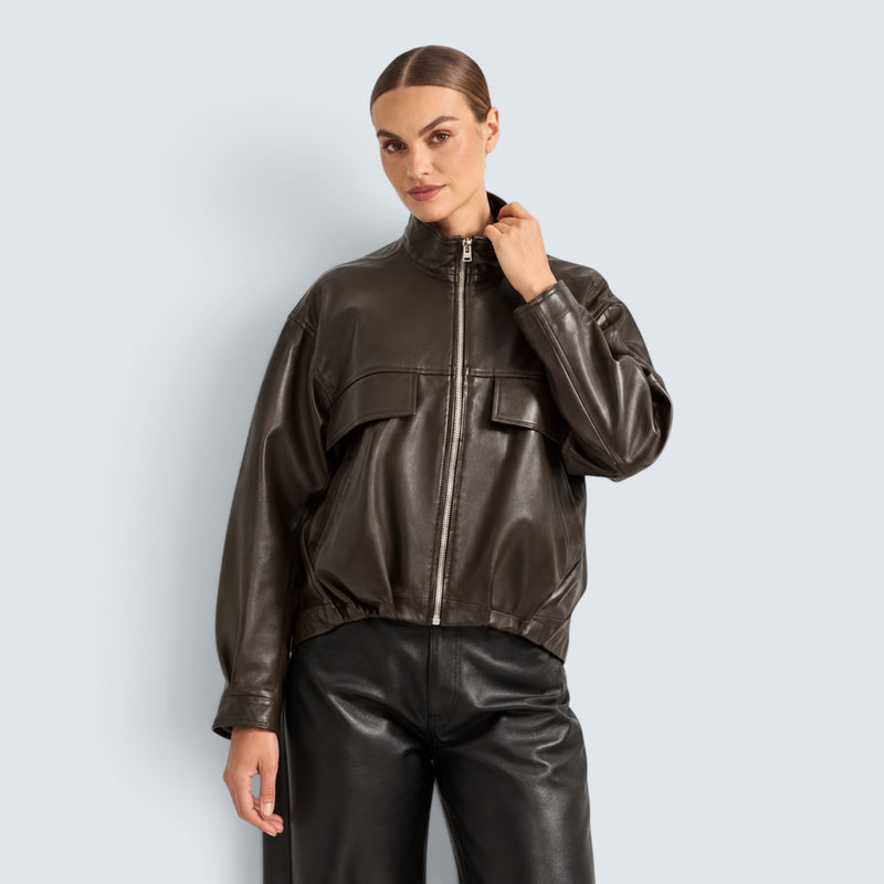 Lederjacke KEMI WAXY