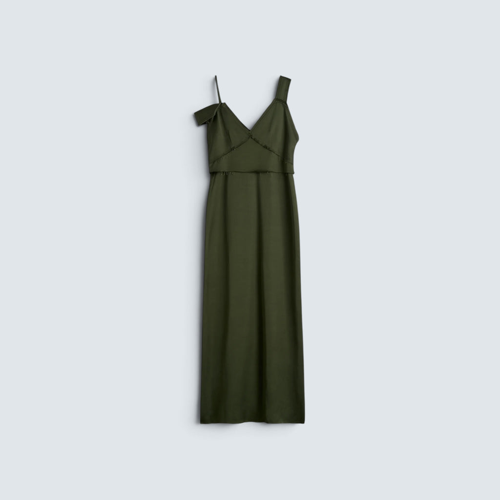 V-neck slip dress