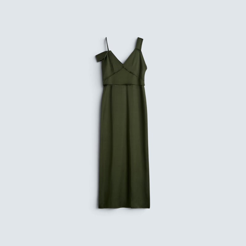 V-neck slip dress