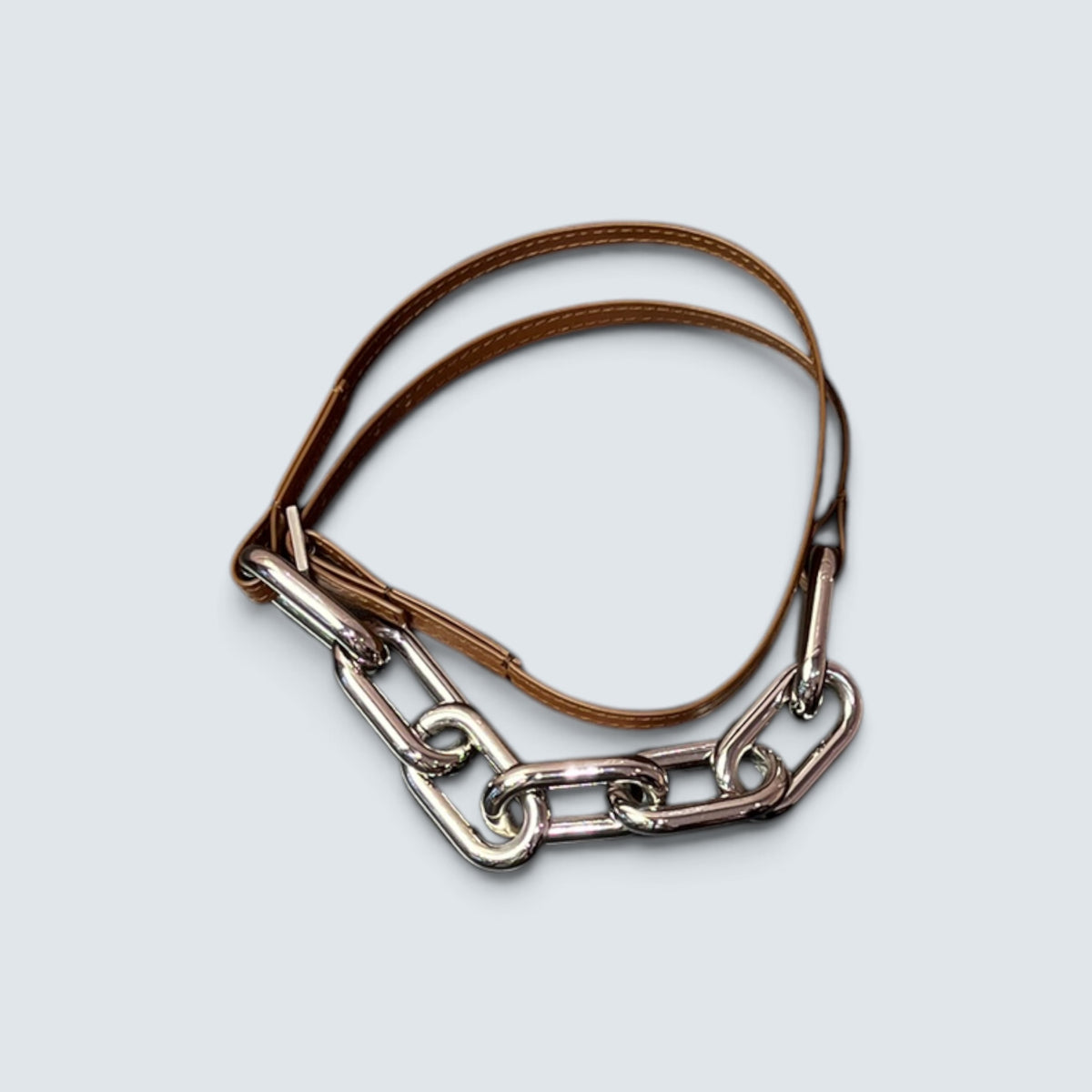 Kette Chunky Chain and Leather