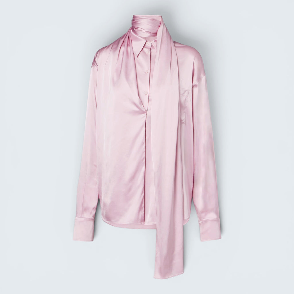 Satinbluse