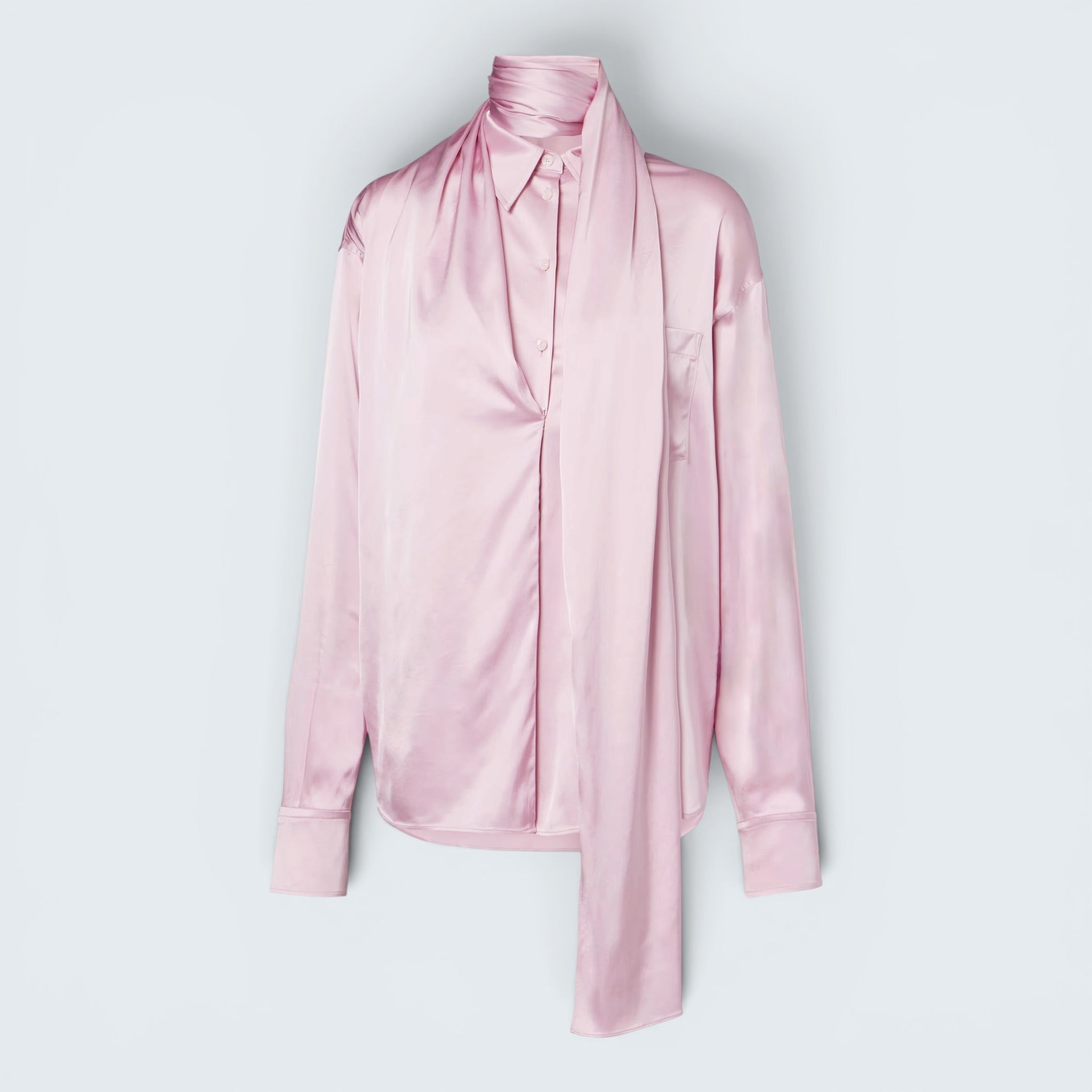 Satinbluse