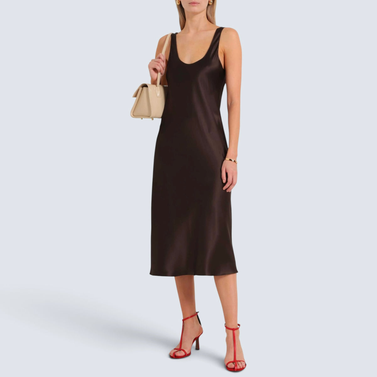 Serenity Kleid Yuna in Braun, Ansicht 2