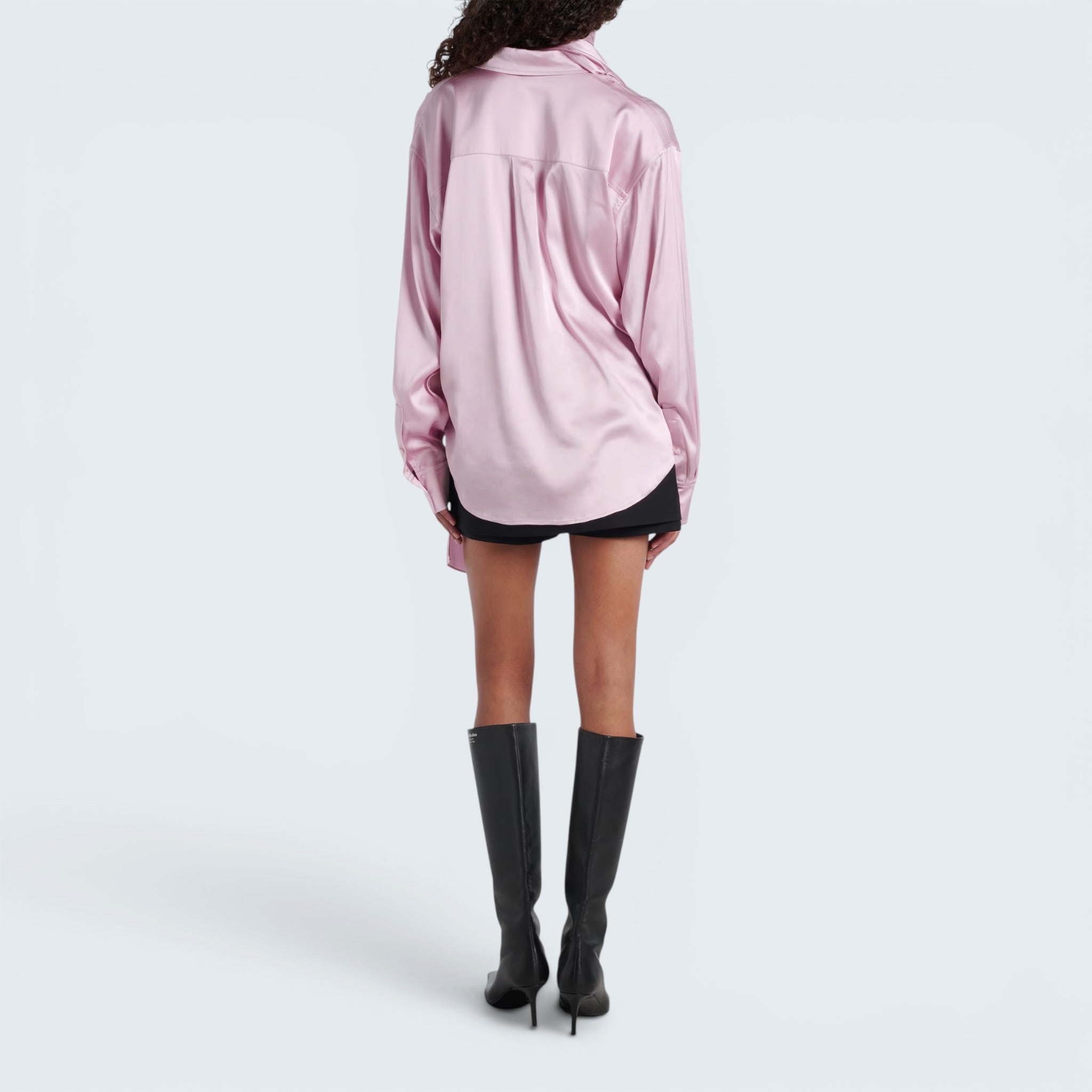 Satinbluse
