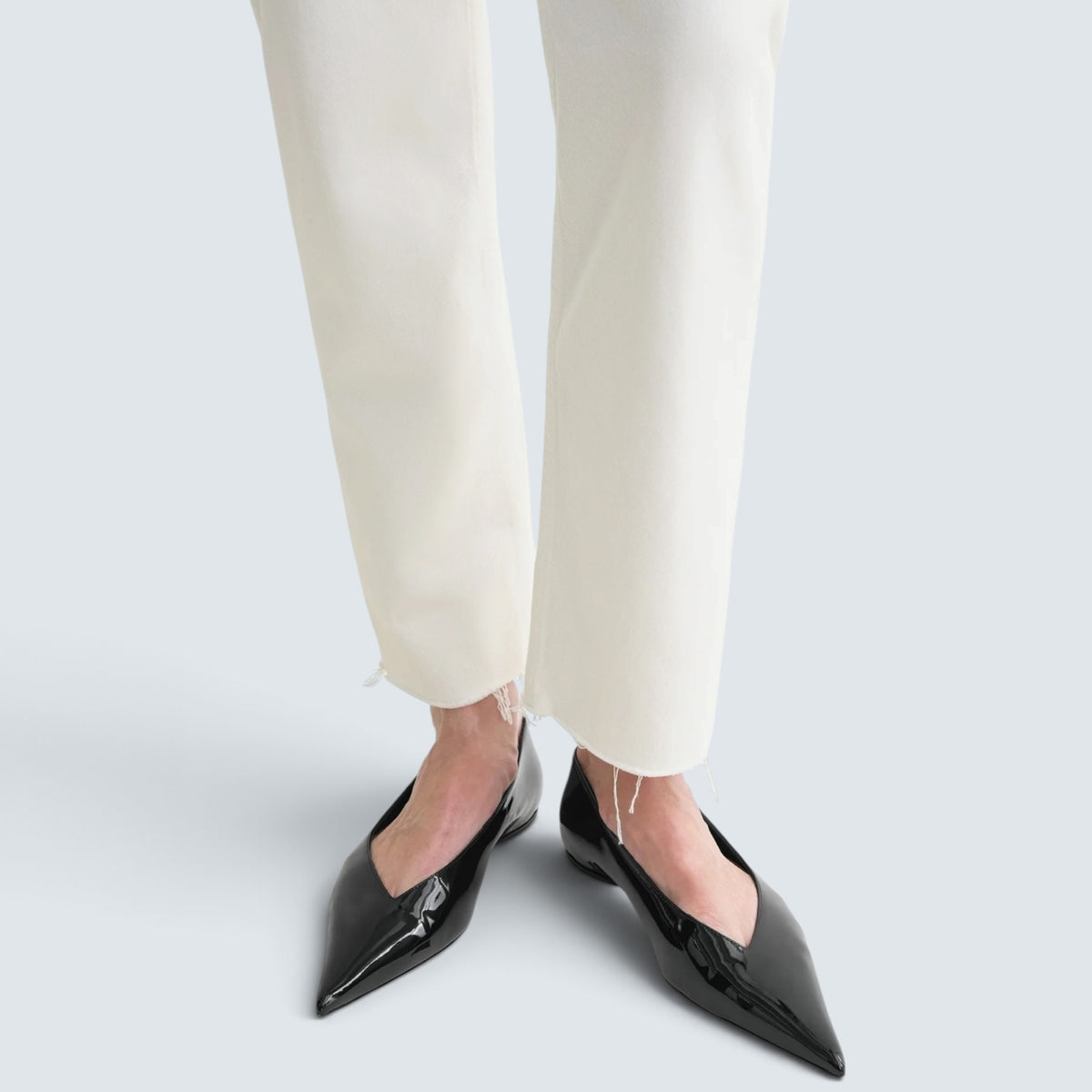 Classic cut denim weiß