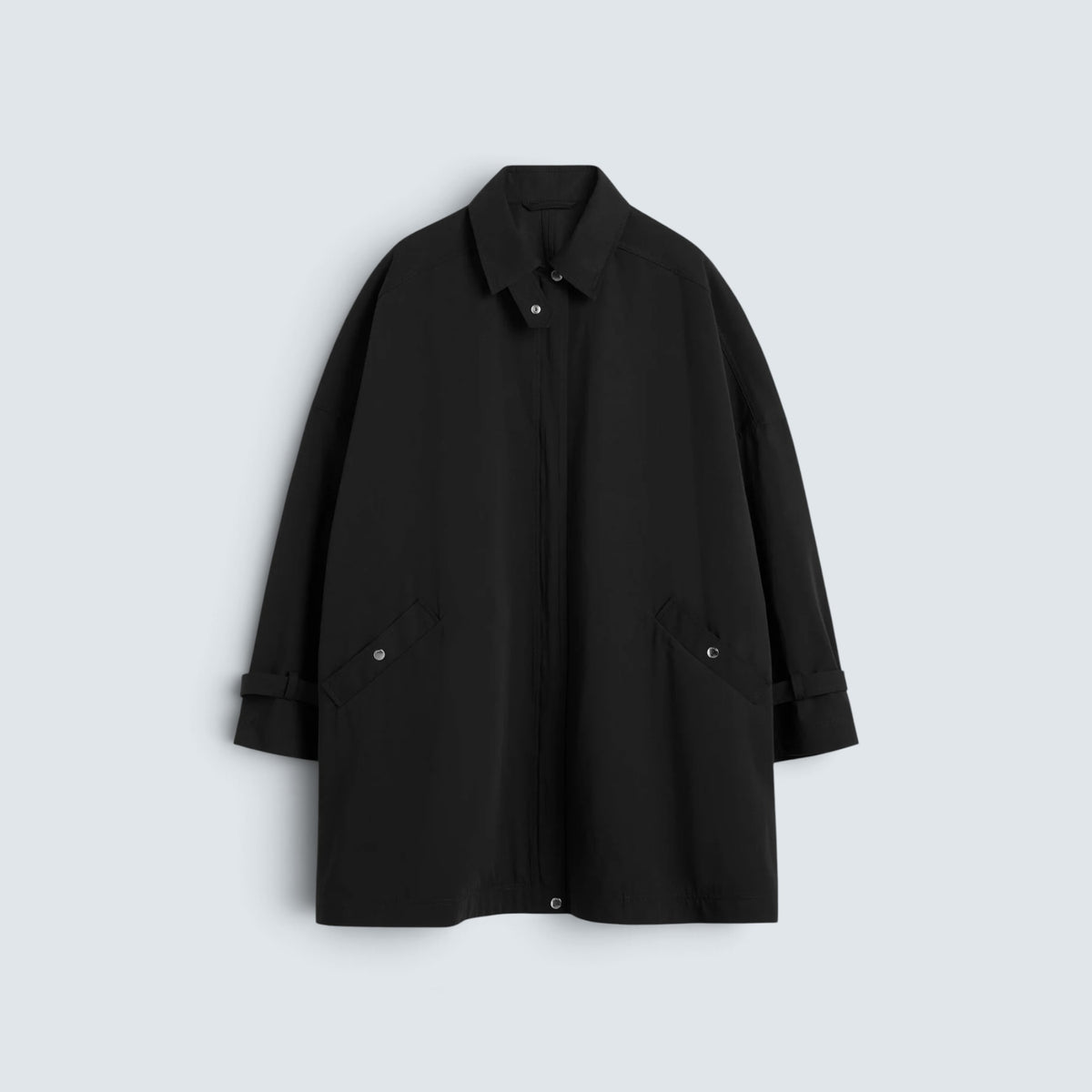 Oversized trench jacket