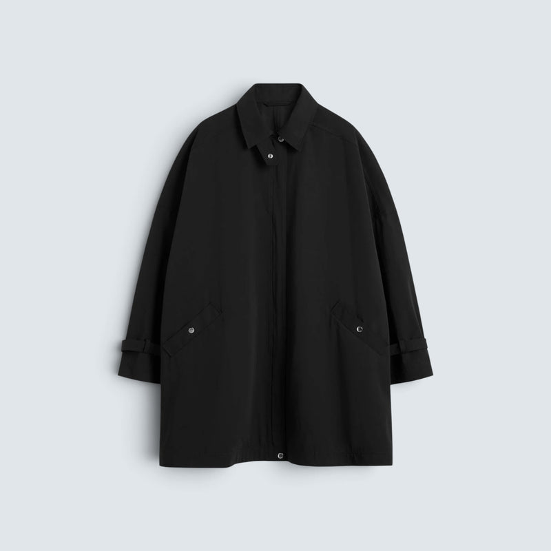 Oversized trench jacket