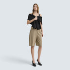 Wide fluid shorts