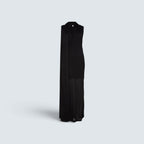Overlapped scarf dress