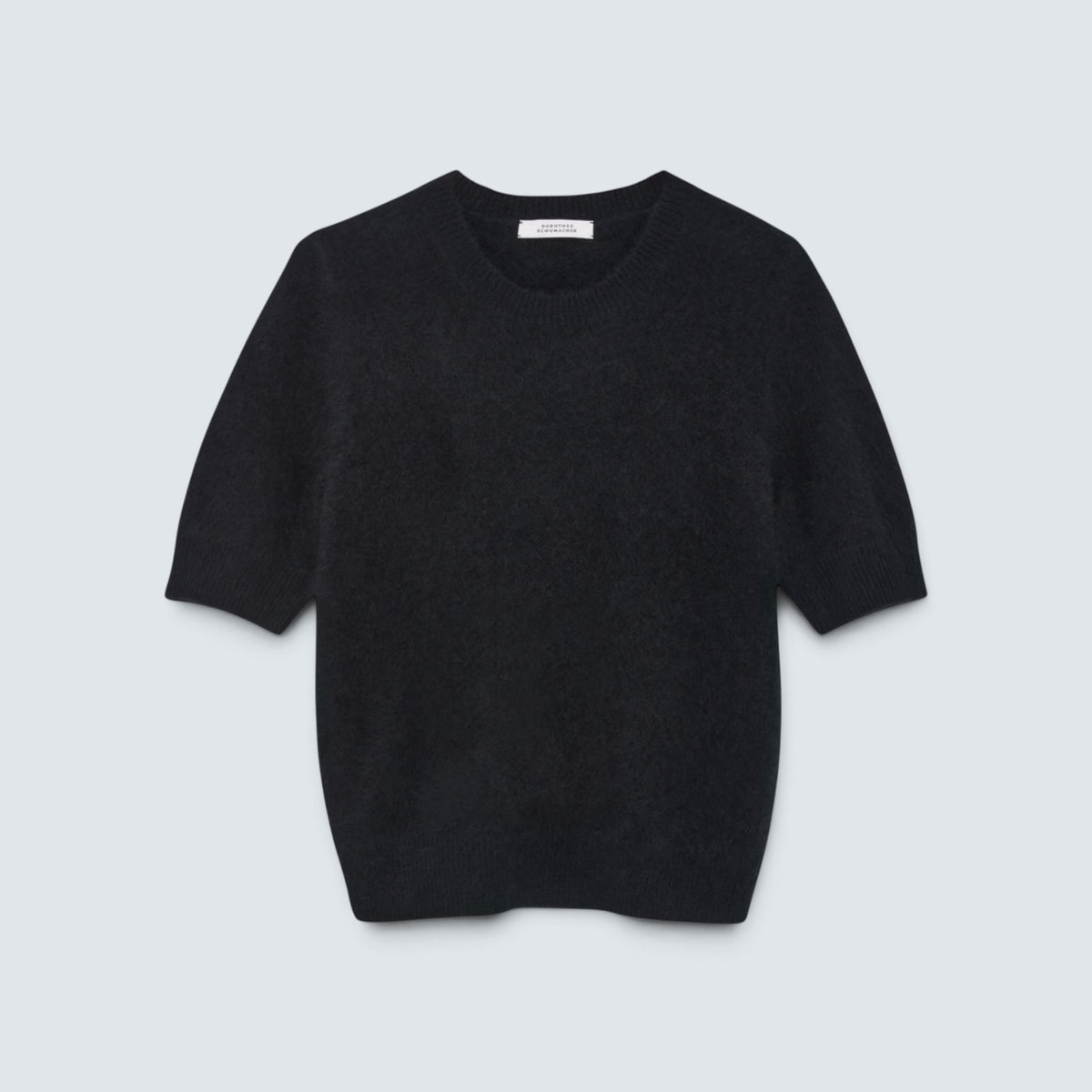 Dorothee Schumacher Pullover FLUFFY STATEMENTS in Schwarz-cognac