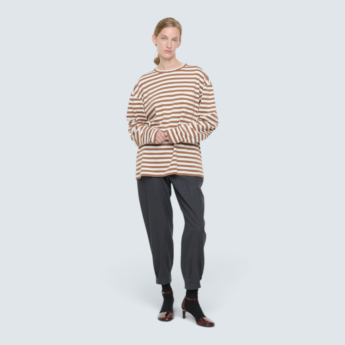 Longsleeve gestreift