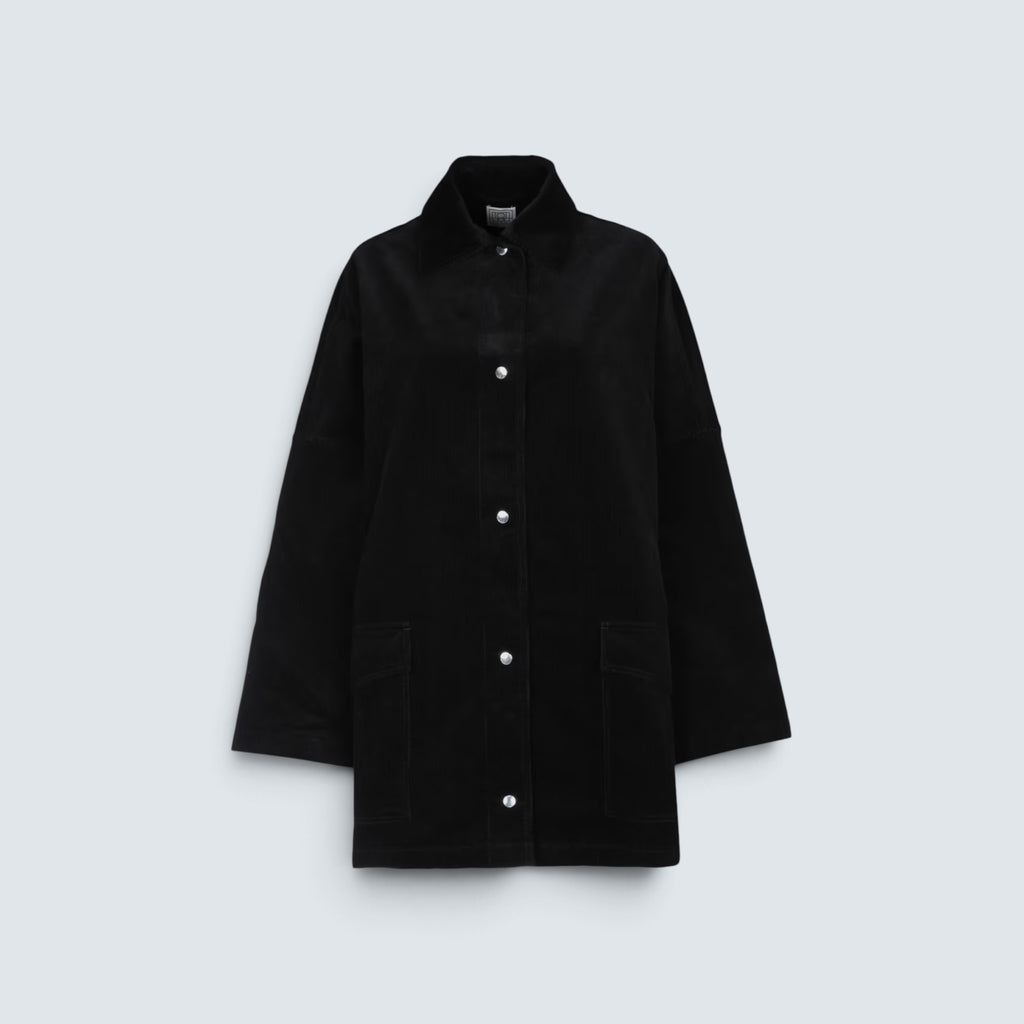 Cord overshirt jacket