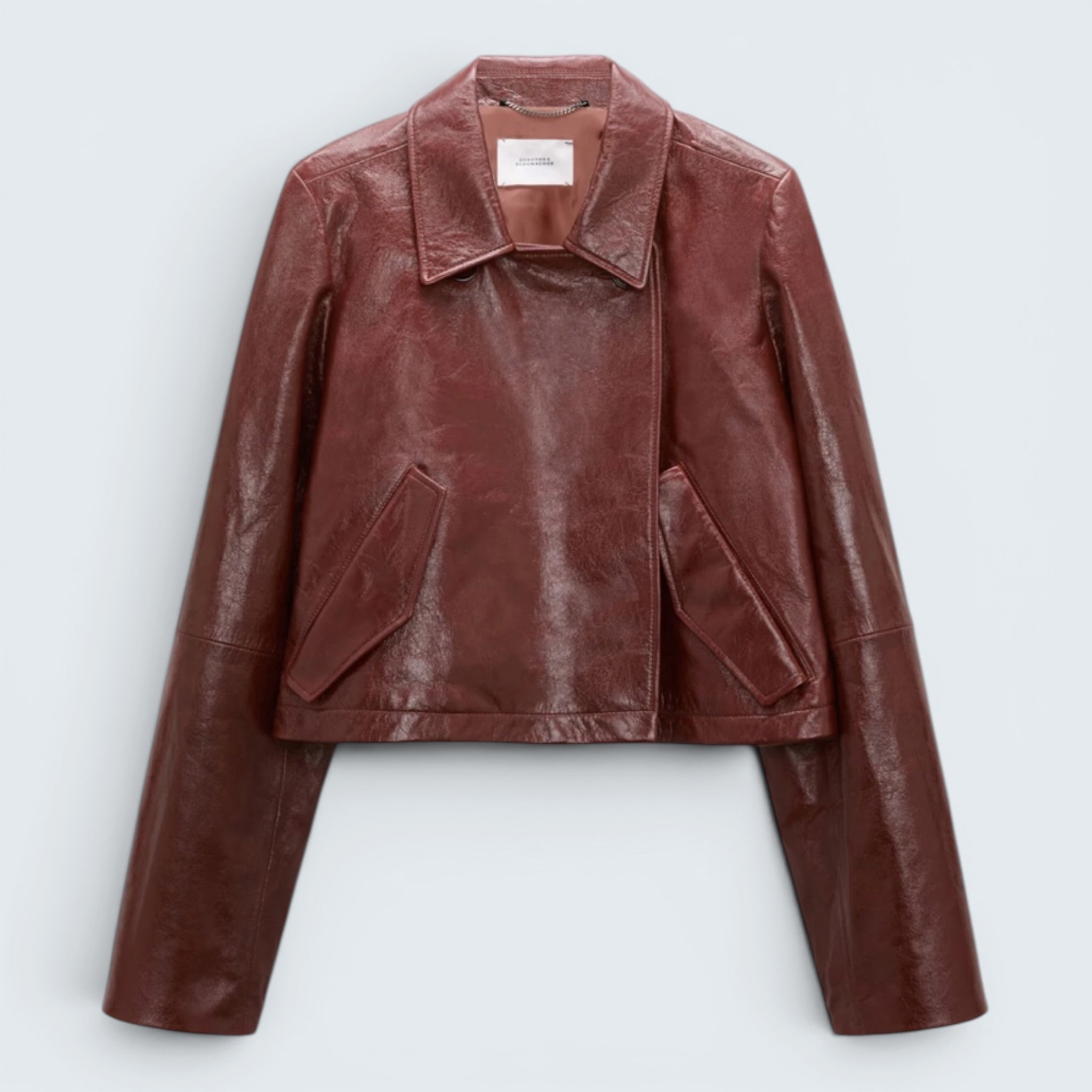 Lederjacke Broken Shine