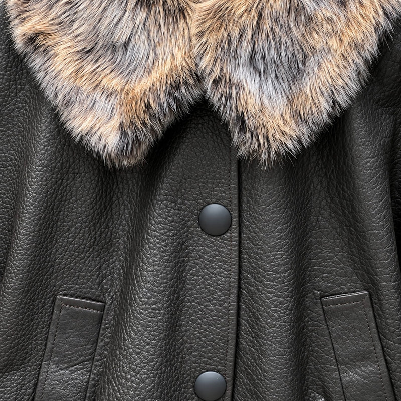 Lederjacke LULEA MANGA