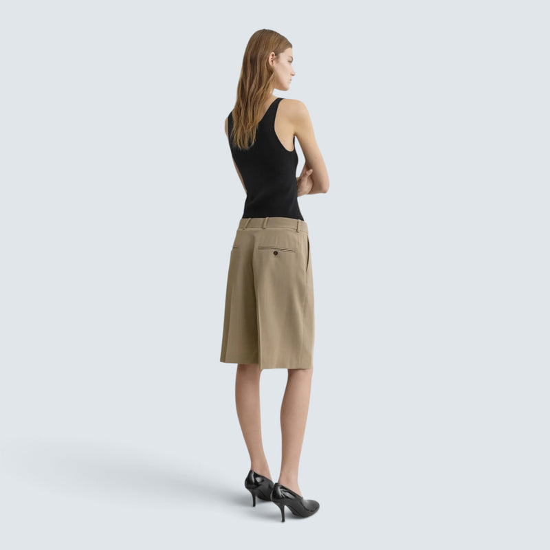 Wide fluid shorts
