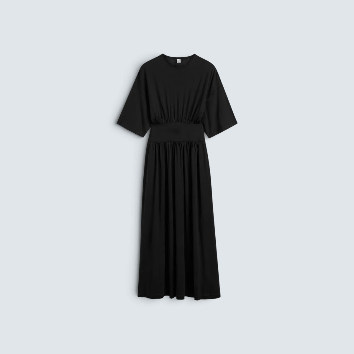 Cotton silk tee dress