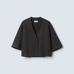 Short Wool Cardigan