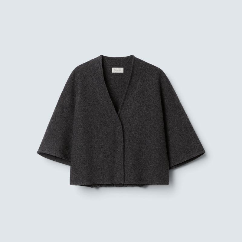 Short Wool Cardigan