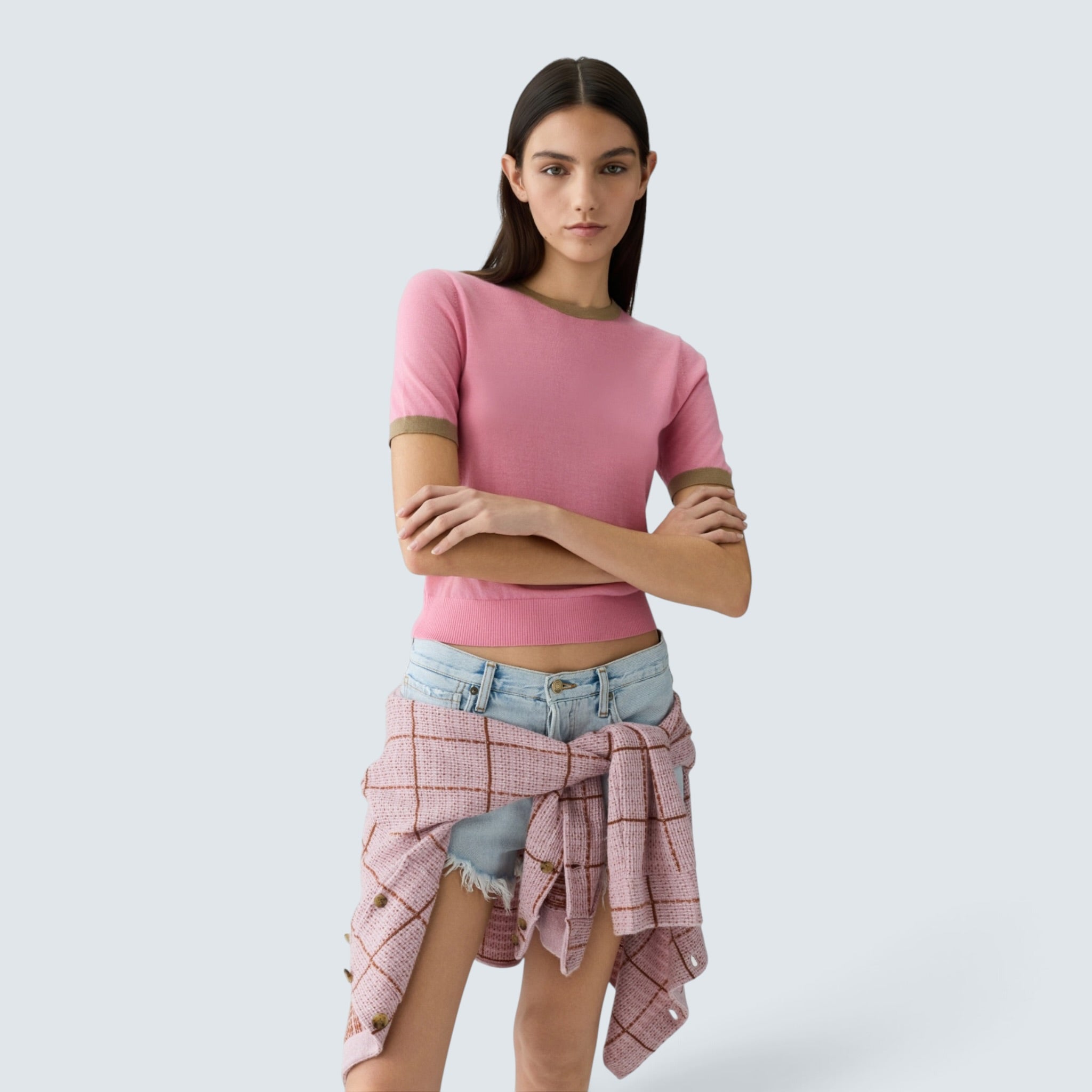 Pullover AIRY RINGER TEE