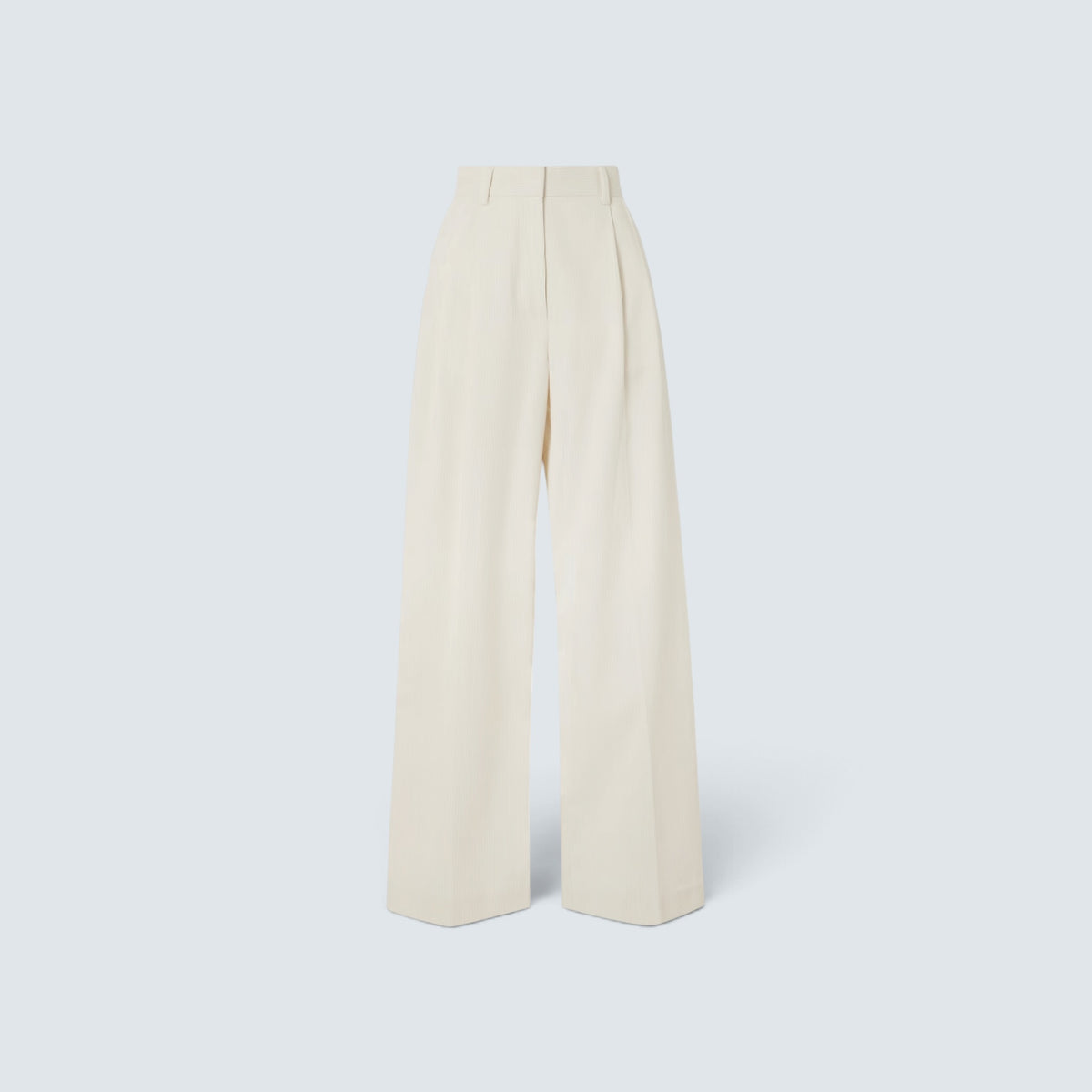 Silk cotton cord trousers